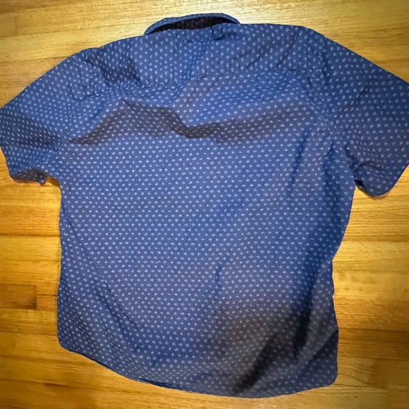 Faherty short sleeve Men’s Shirt XXL  All Over Print Blue 
(A3 - Picture 3 of 10